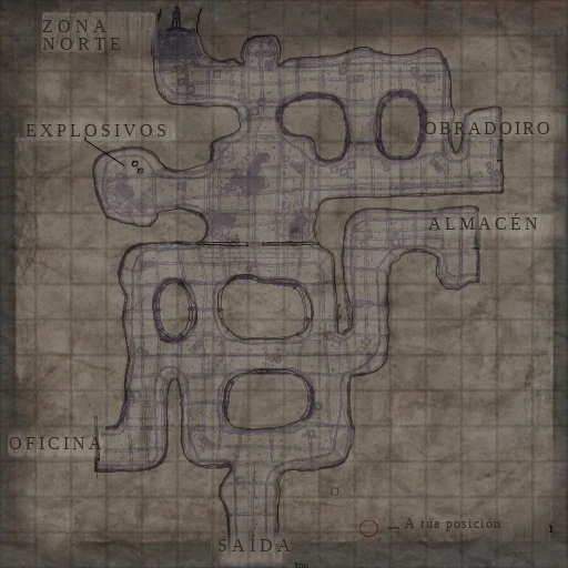 Mapa da mina en galego