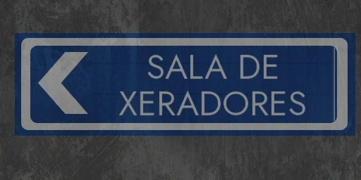 Sala de xeradores en galego